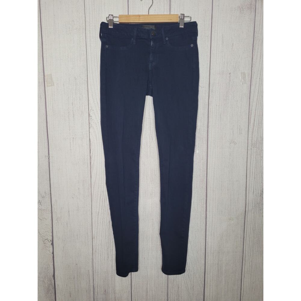 Vince Made In USA Dark Blue Elastic Waist Jeggings Womens 29